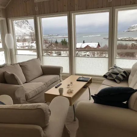 Panorama Lofoten With Jacuzzi Magic View Hébergement de vacances *
