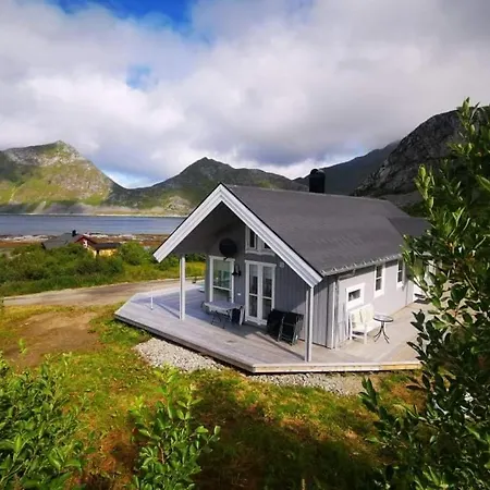 בית נופש Panorama Lofoten With Jacuzzi Magic View Offersoya